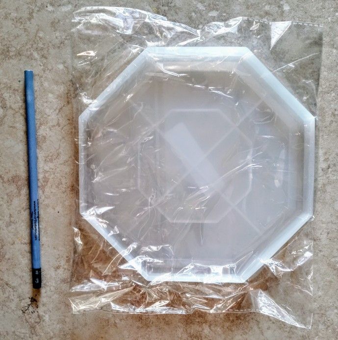 Oversized/Large Silicone Mold: Hexagon Planter Tray (For Resin, Polyester, Epoxy, Concrete, Plaster)