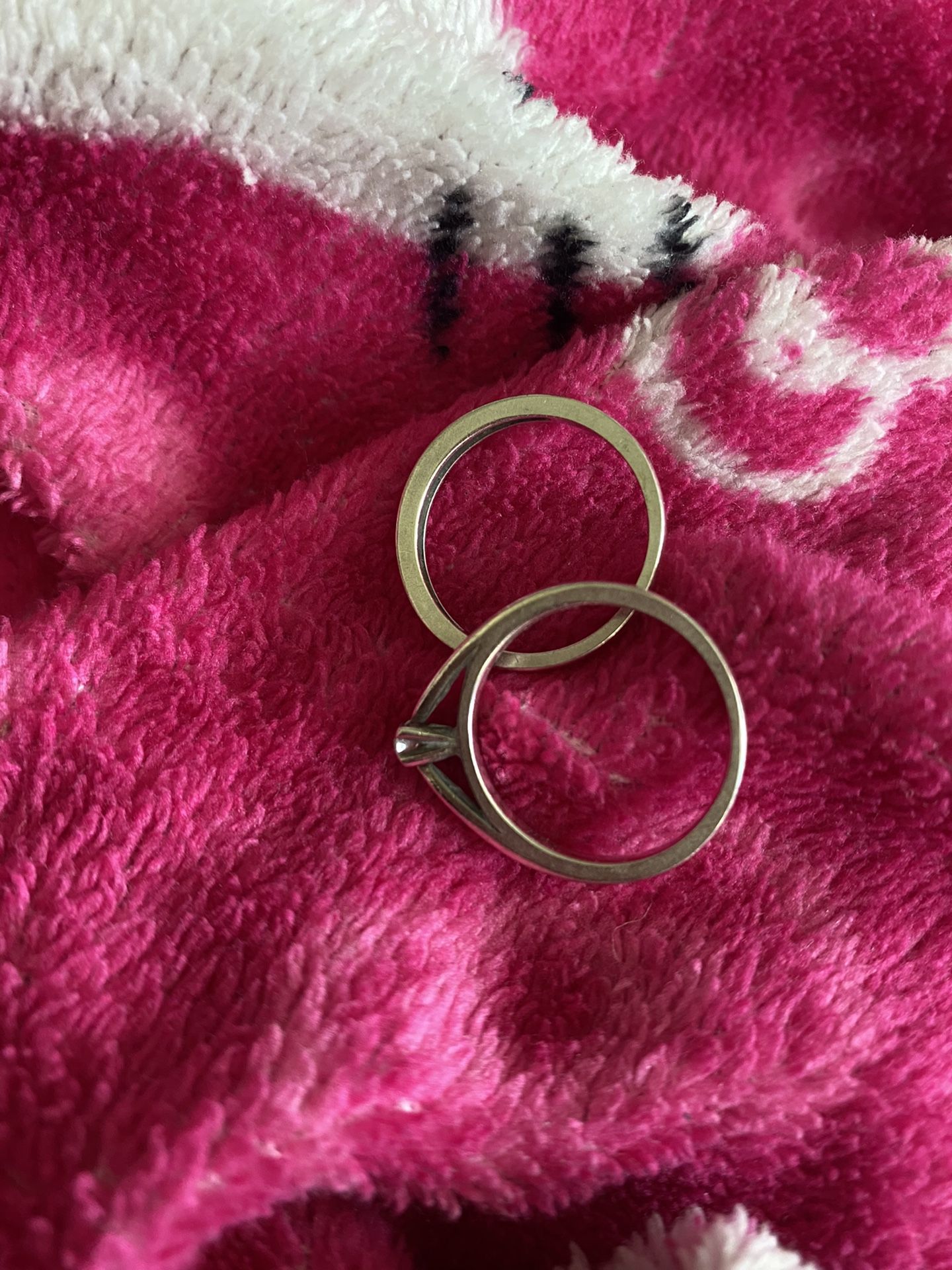 Silver wedding bands