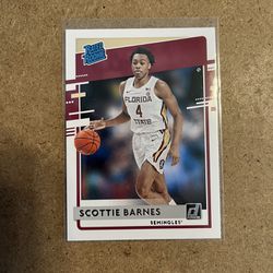 2021 Chronicles Draft Picks Scottie Barnes Rated Rookie Thumbnail