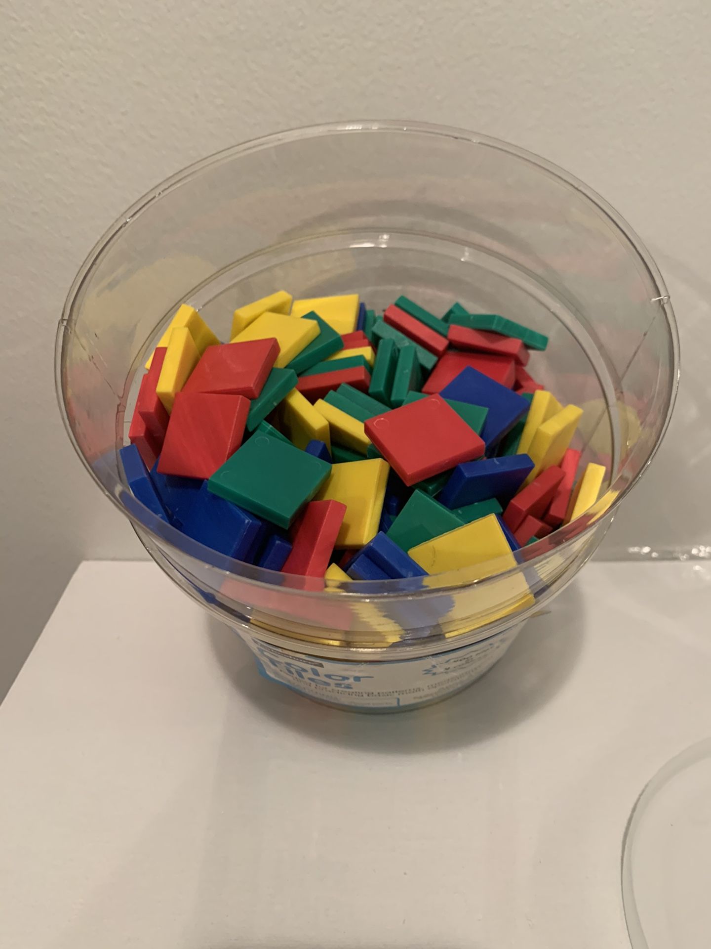 Learning Resources Square ColorTiles Counting Sorting Toy Set of 400 in 4 colors
