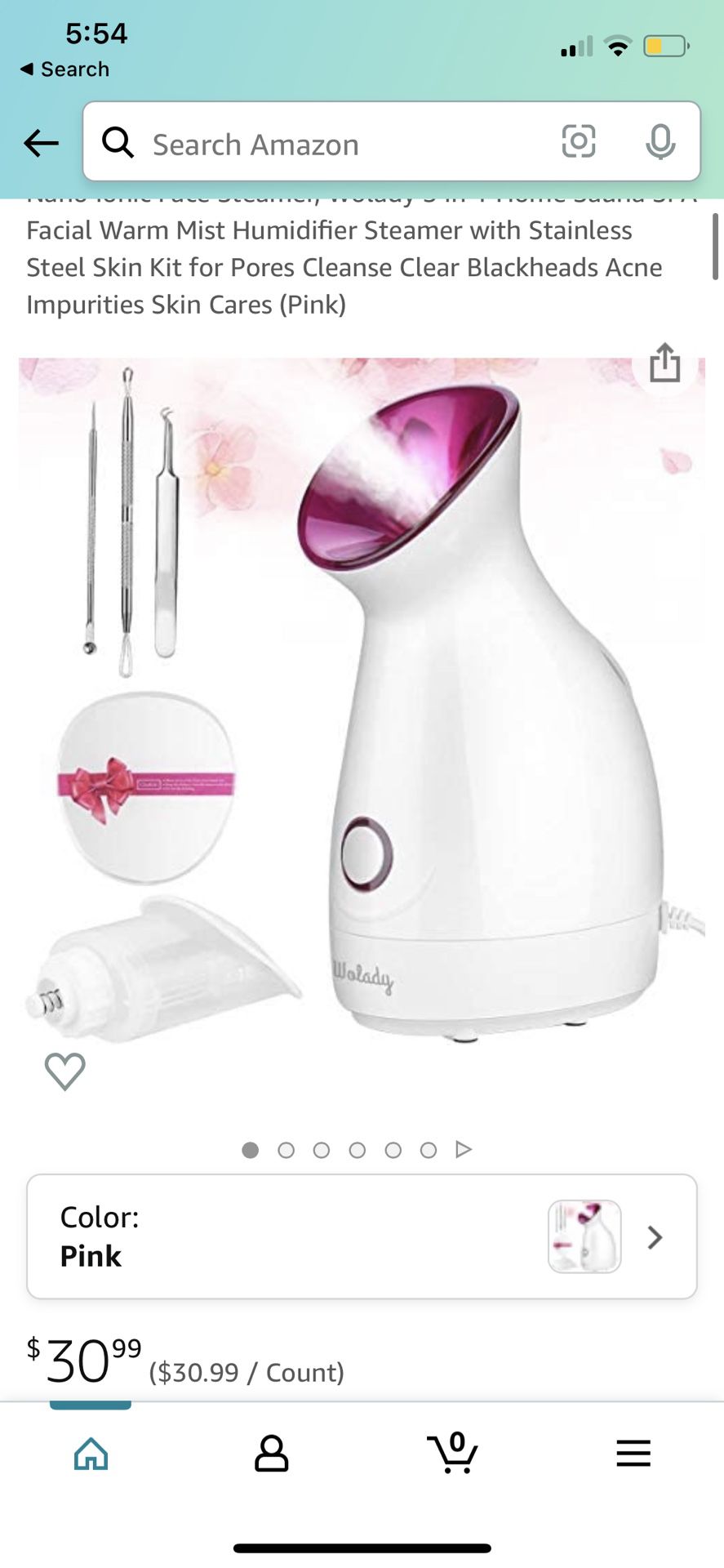 BRAND NEW, NEVER USED Facial steamer 