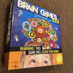 Brain Games Kids National Geographic Board Game Brand New For Ages 8+ Thumbnail