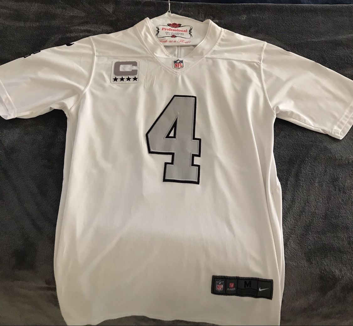 Women's Las Vegas Raiders Derek Carr Nike White Vapor Untouchable Color  Rush Limited Player Jersey