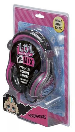 LOL Surprise OMG Remix Kids Wired Headphones Adjustable Headband Stereo Sound  Thumbnail