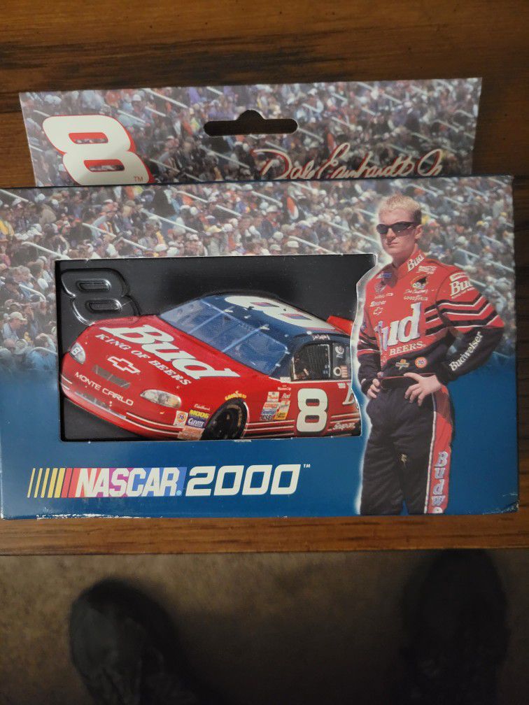 Dale Earnhardt JR Budwoeser Car Playing Cards In Collectable Tin