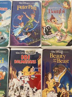 Black Diamond Disney VHS Movies Set of 10 Thumbnail