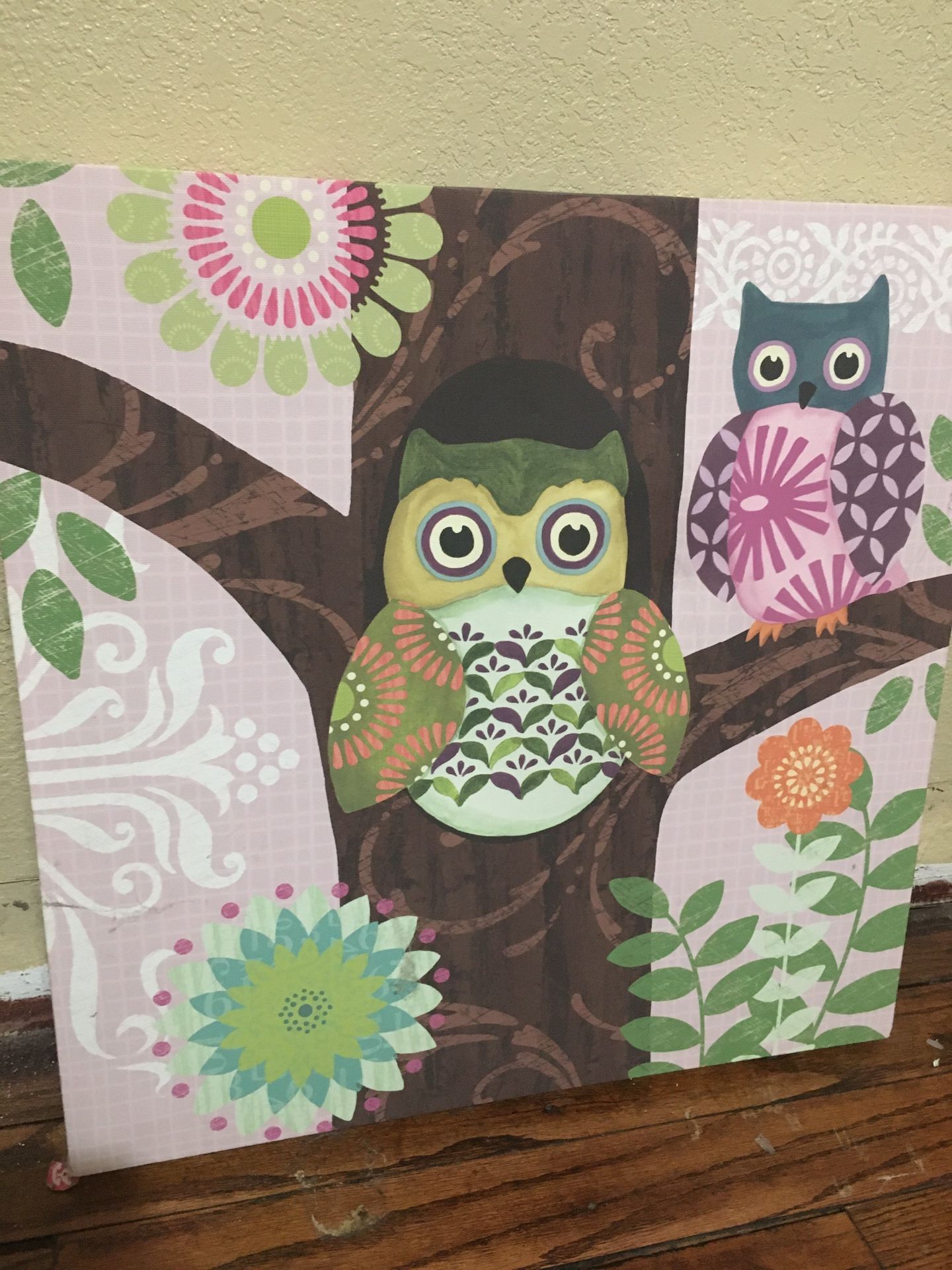Owl Canvas Decor