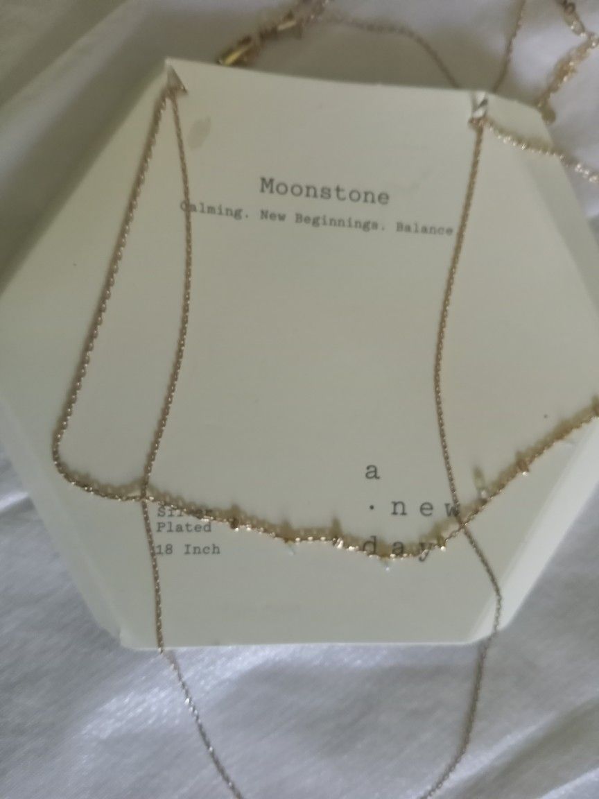 Moonstone 2 Piece Necklace