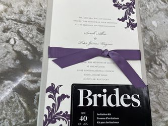 Wedding Invitations Kit. Quantity Of 40.  Thumbnail