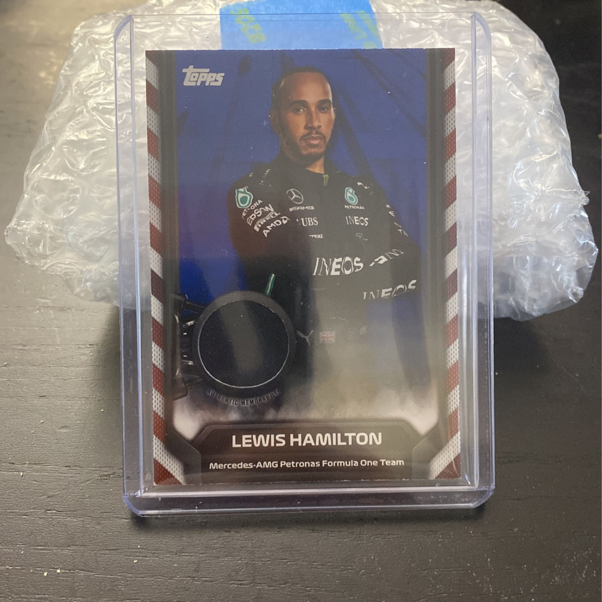 Lewis Hamilton TOPPS Flagship Relic 49/99 MINT