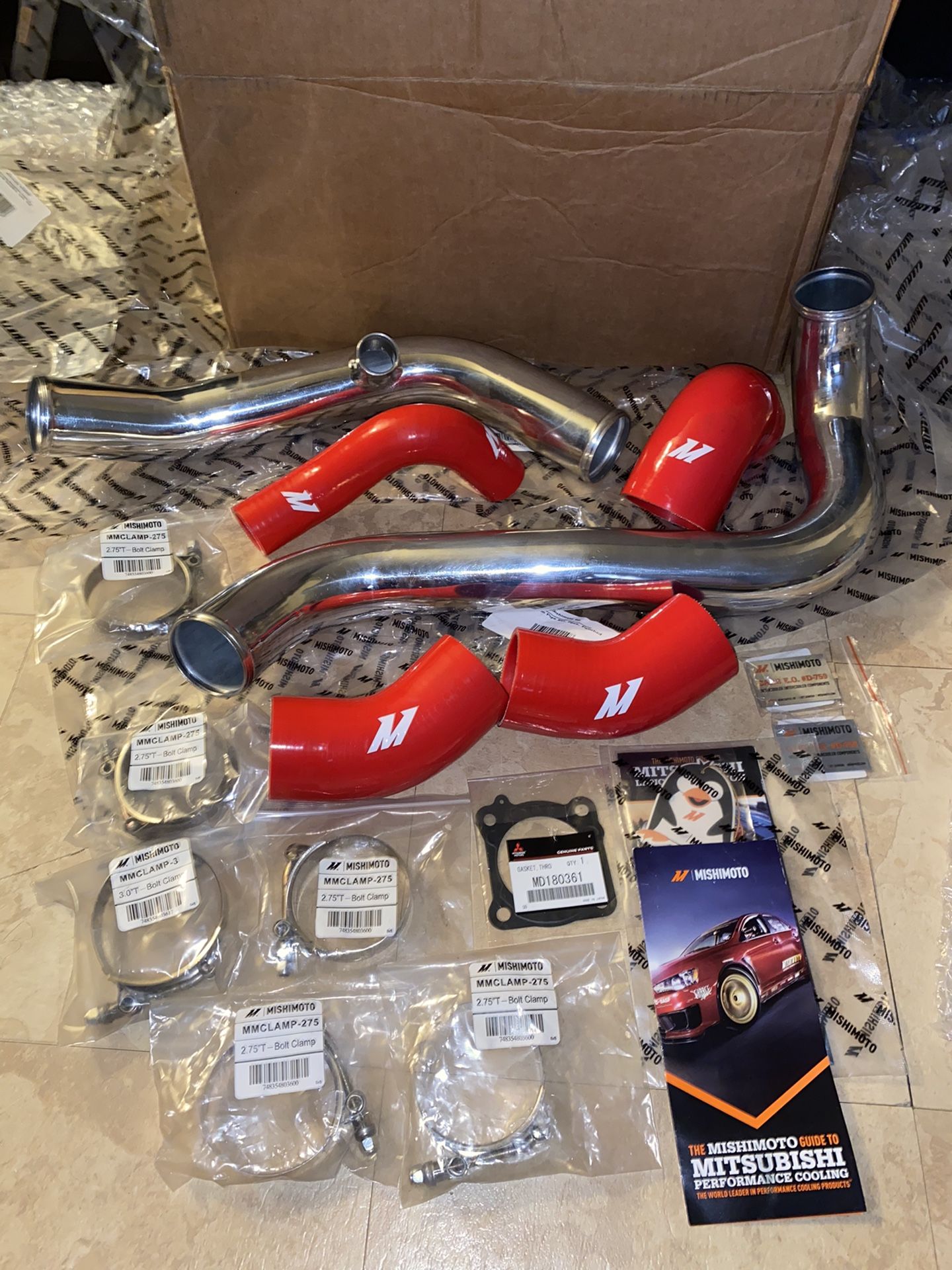 Mishimoto Evo Intercooler Pipe Kit (Evo 7,8,9) Evo Parts, Mishimoto Parts, Lancer Evolution Parts