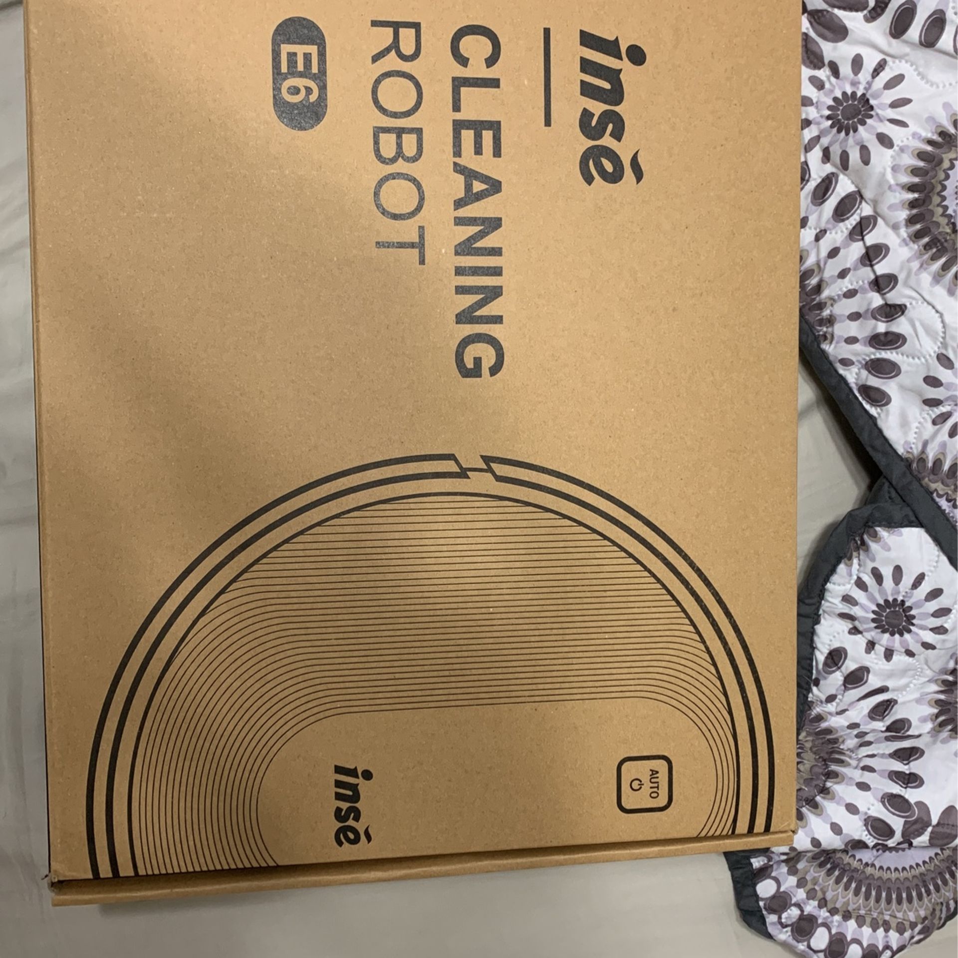 INSE E6 Robot Vacuum Cleaner Upgraded Brushless Motor Super Powerful Suction 2000Pa, Quiet, Self Charging Robot, 120 Min Max Runtime