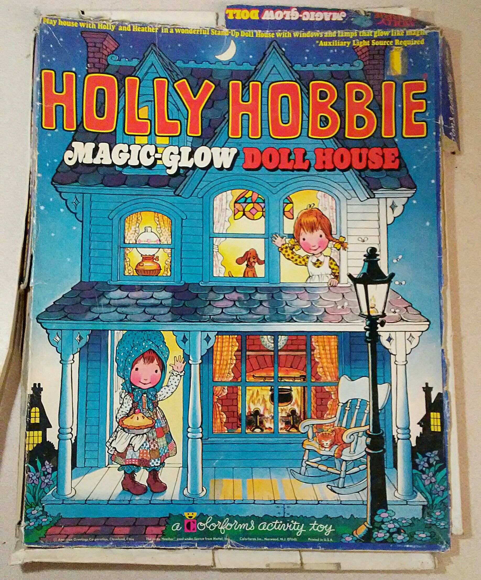 VINTAGE HOLLY HOBBIE MAGIC GLOW DOLL HOUSE + OTHER COLORFORMS for Sale in  San Antonio, TX - OfferUp