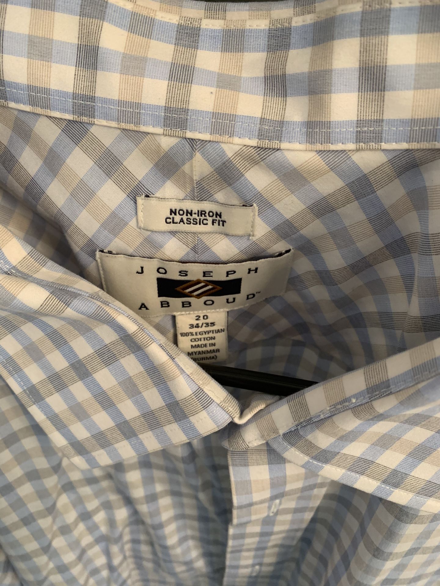 Joseph Abboud 3XL BLUE, Tan And White