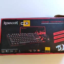 Redragon  Computer Keyboad, Mouse Pad And Mouse Thumbnail