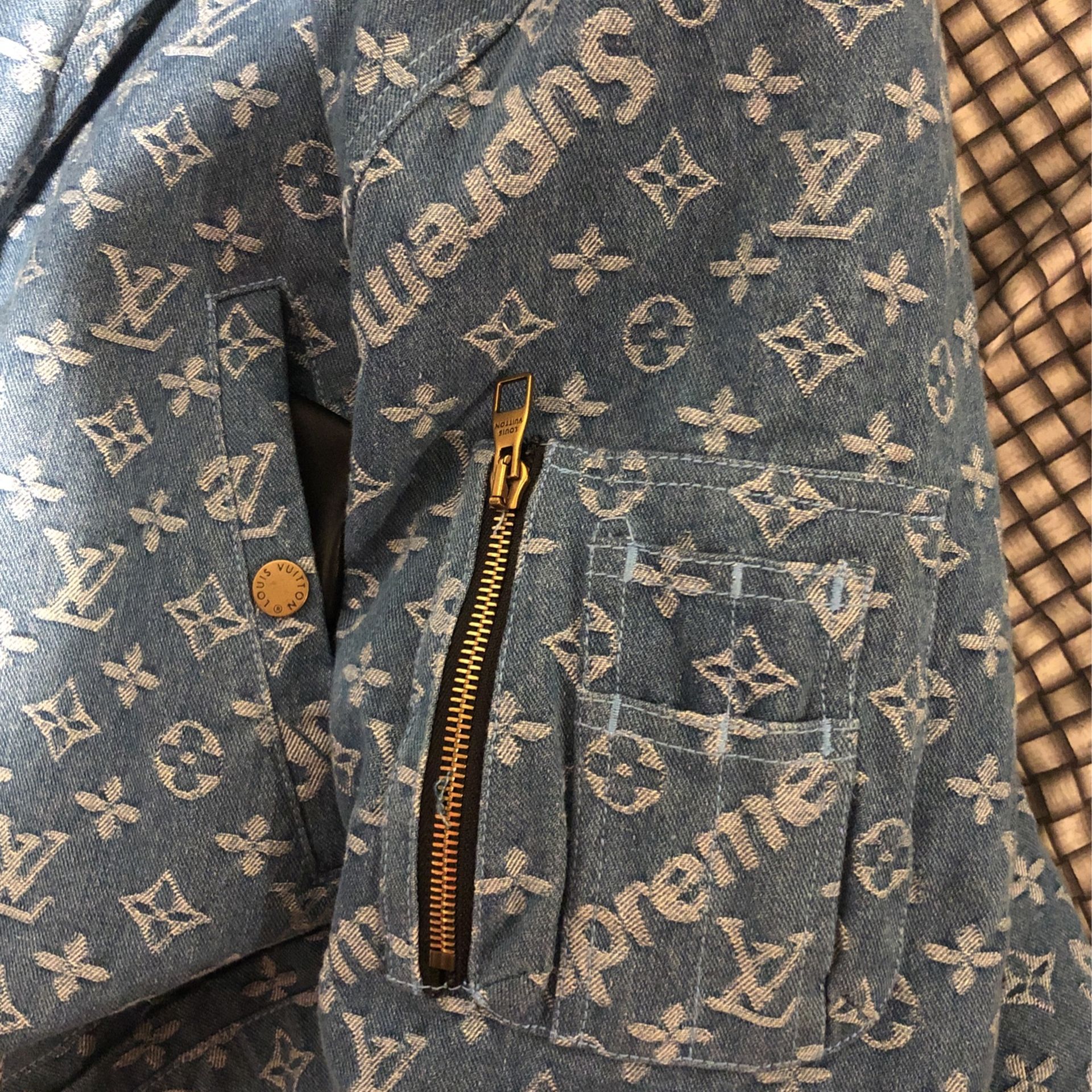 Louis Vuitton X Supreme Denim Jacket