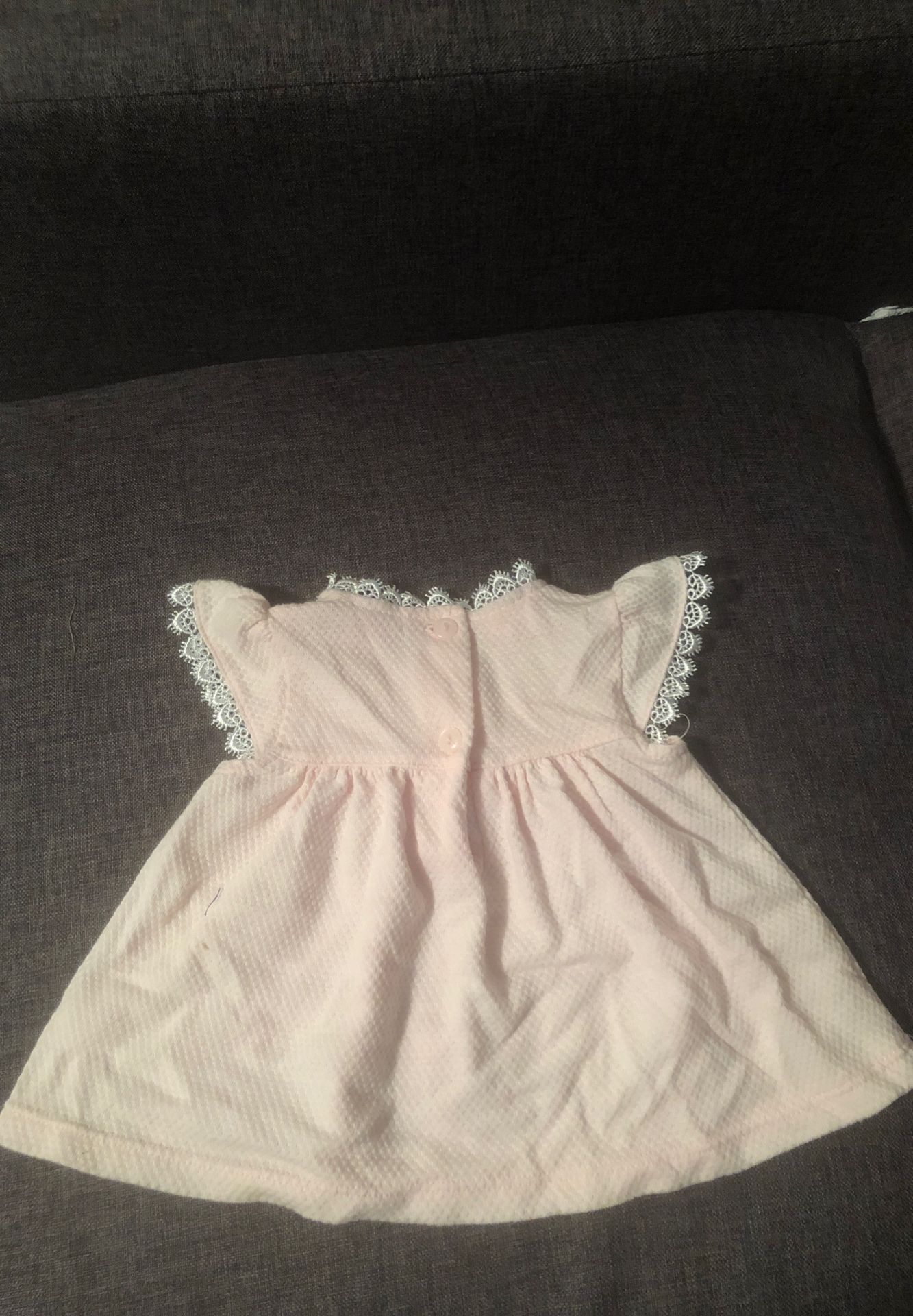 Little Lindsey Pink Dress - 0-6 Months