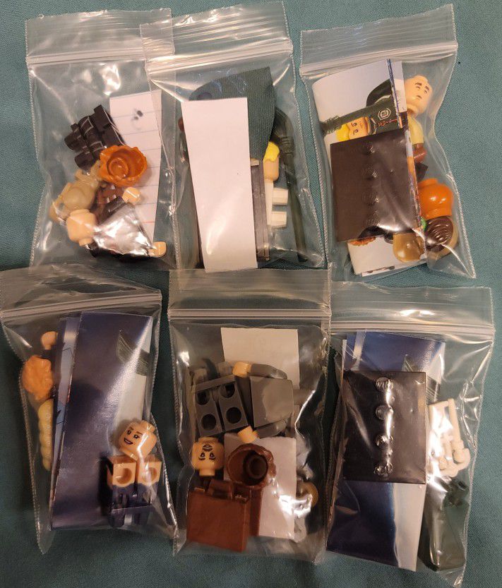Lot Of 6 NEW Lego Harry Potter Series 1 Minifigures 