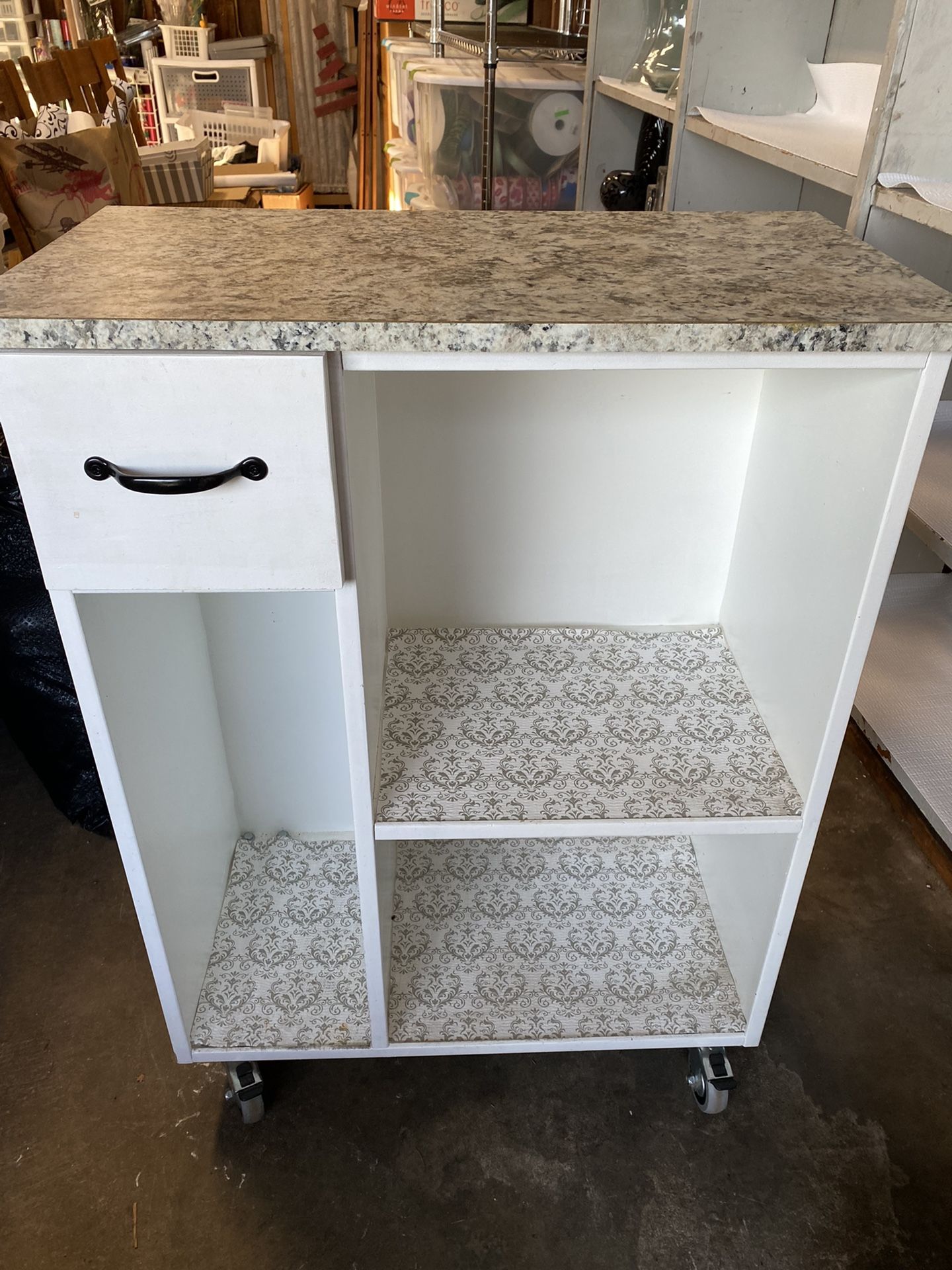 Custom Made Kitchen Island/Cart On Wheels