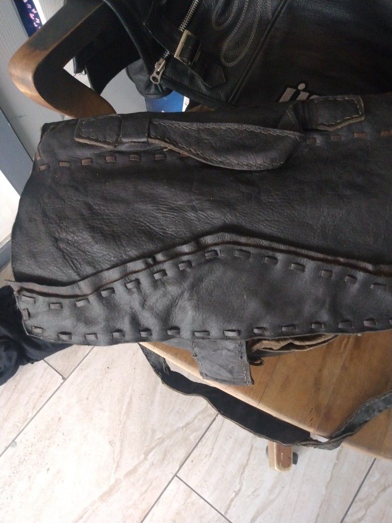 Buffalo Leather Messenger Bag