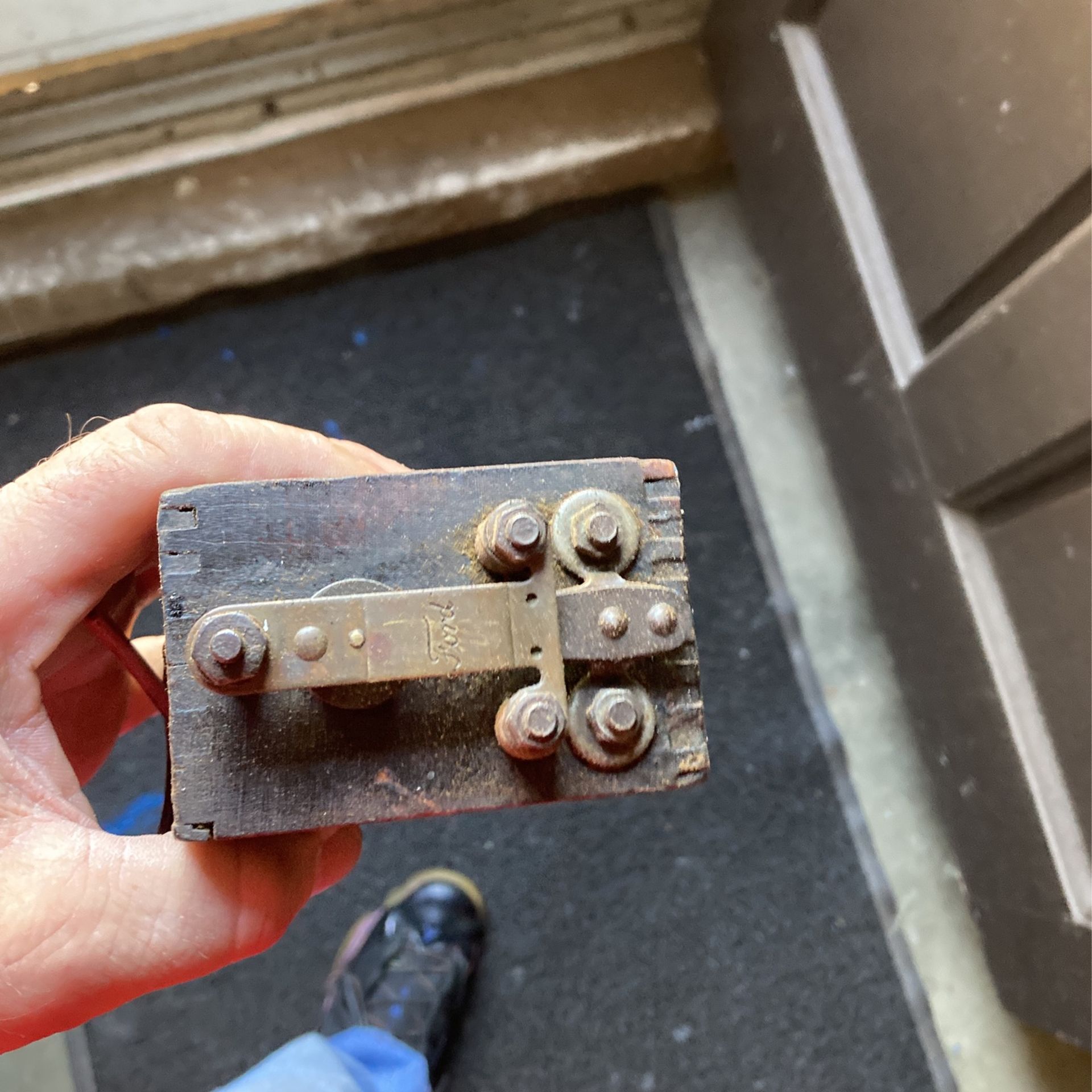 Antique Ford wooden coil