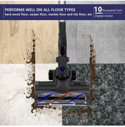 MOOSOO XL-618A Cordless Vacuum 10Kpa 4 in 1 Stick Vacuum Cleaner F Carpet Floor Thumbnail