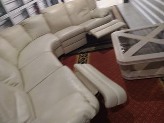 SPFA NATUZZI 100% REAL LEATHER RECLINER MANUAL.. DELIVERY SERVICE AVAILABLE 🚚 Thumbnail