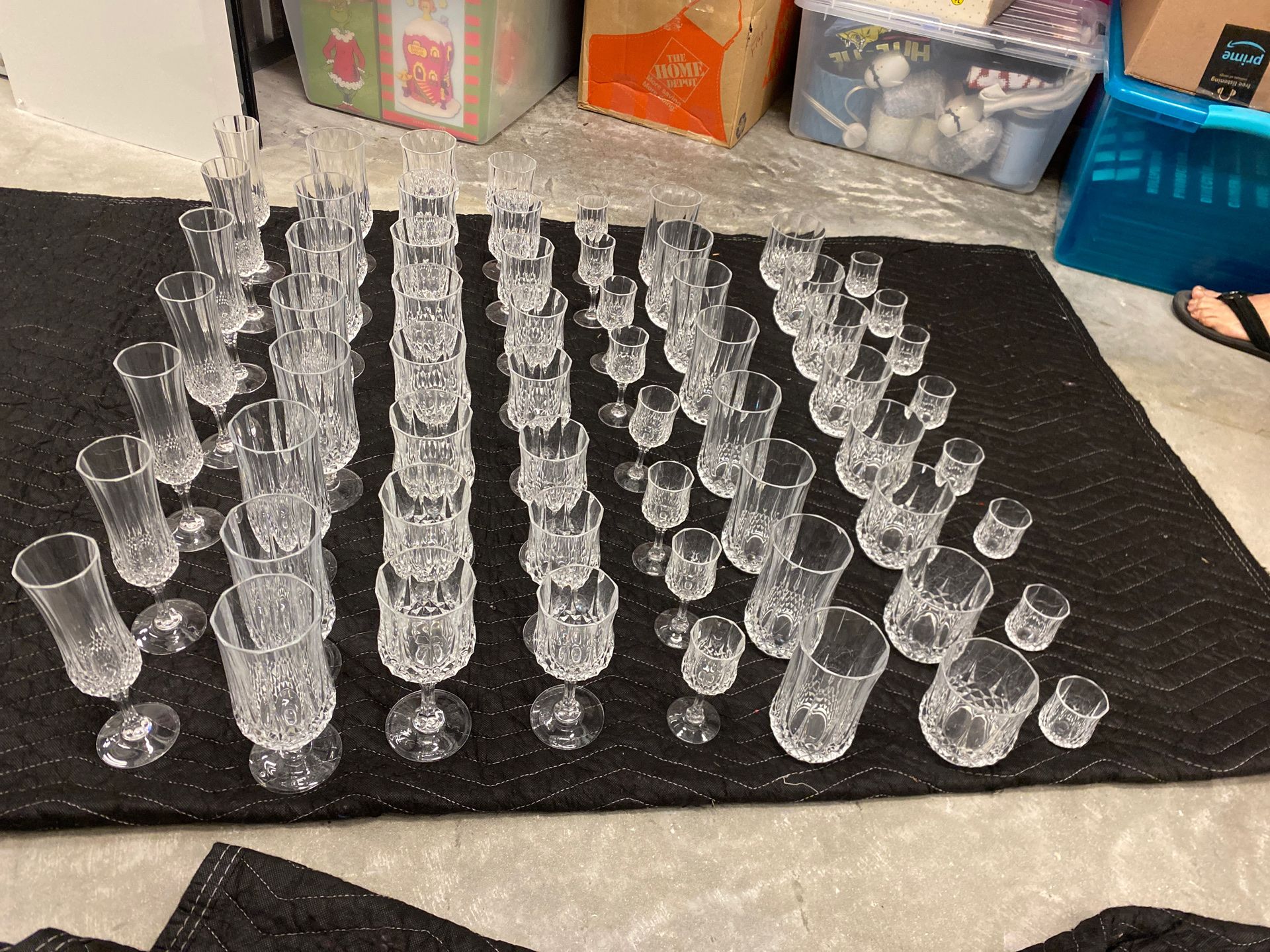 CRISTAL D’ARQUES DURAN Fine Cristal in 8 piece