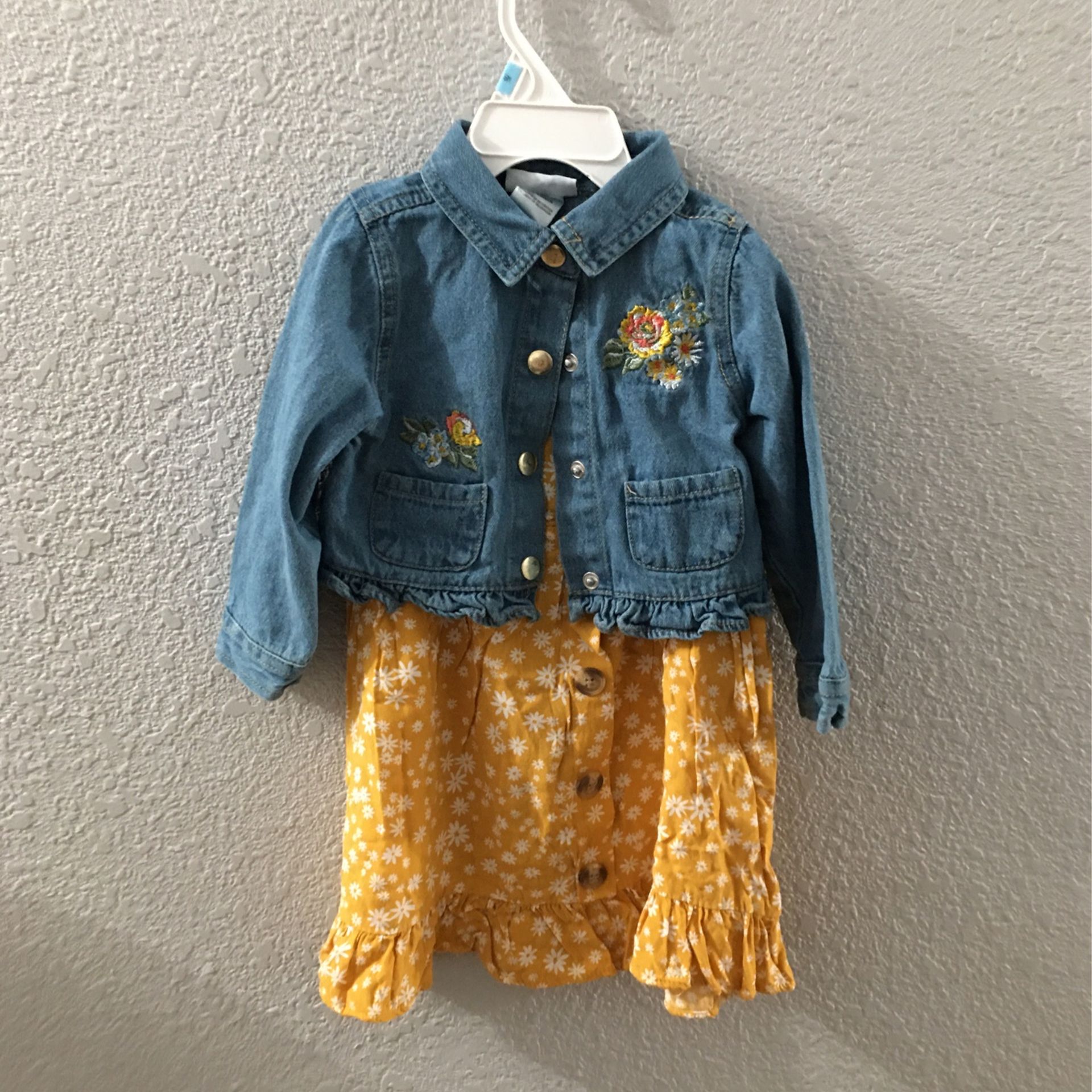 Floral Dress With Jean Jacket