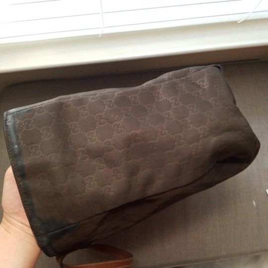 Authentic Gucci GG Monogram Supreme Nylon Tote Bag