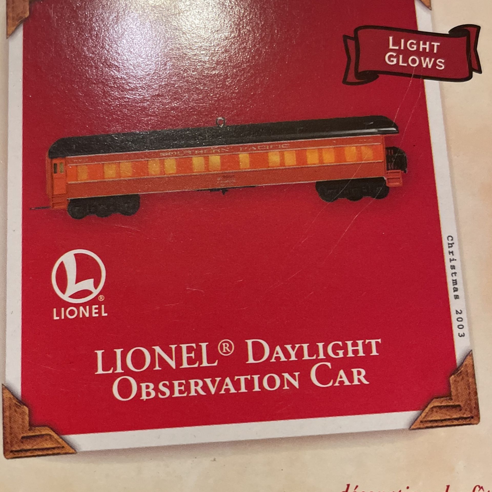 Lionel 4449 Daylight Ornament Set
