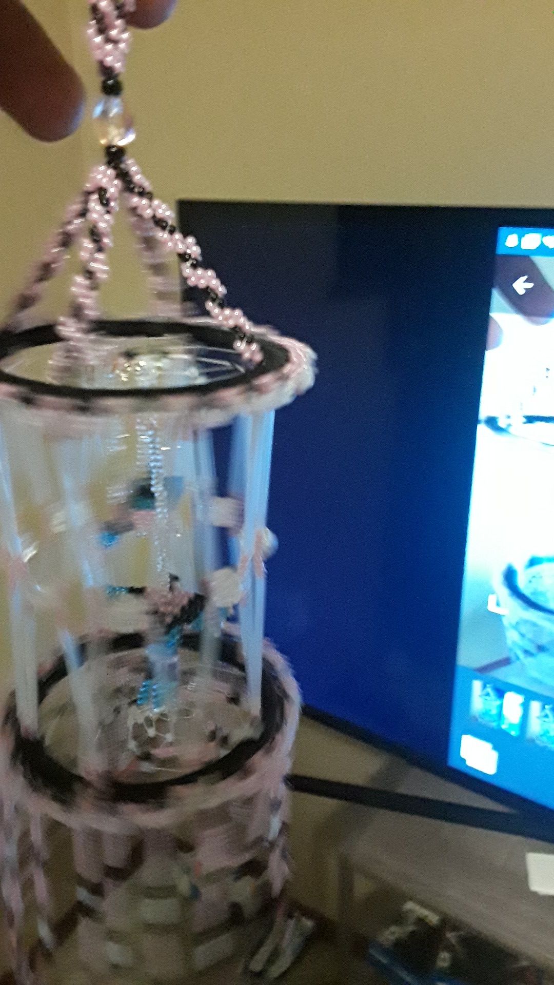 Beaded Bird Cage