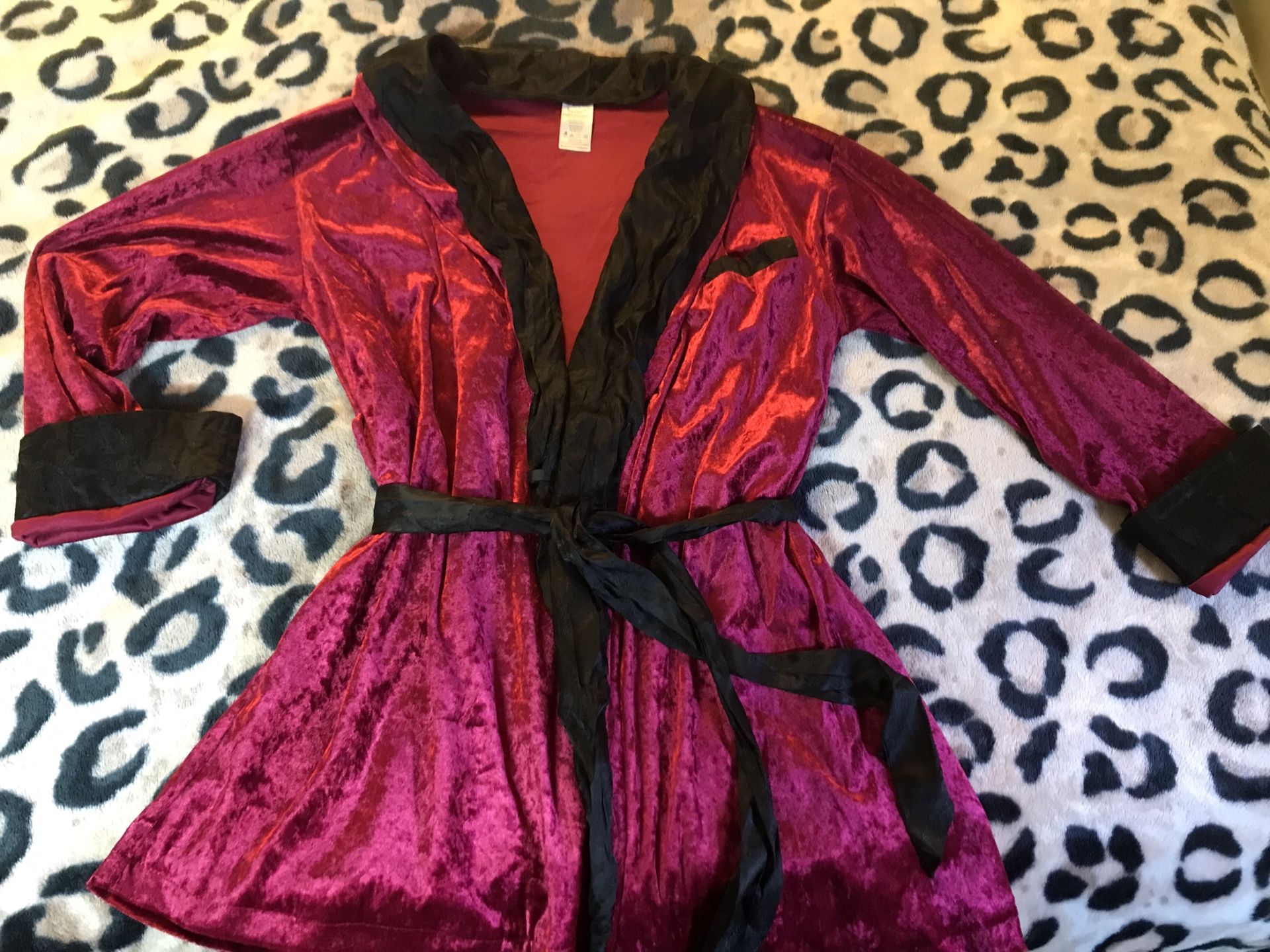ADULT Hugh Hefner robe Halloween costume