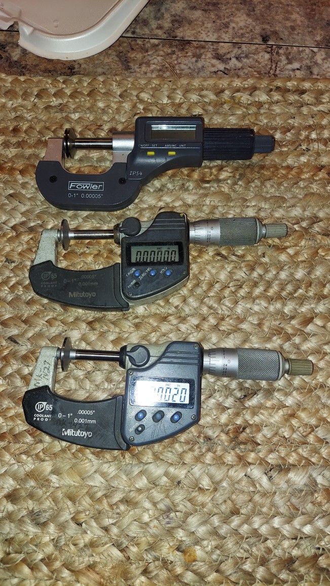 Electronic Micrometers $75 Each
