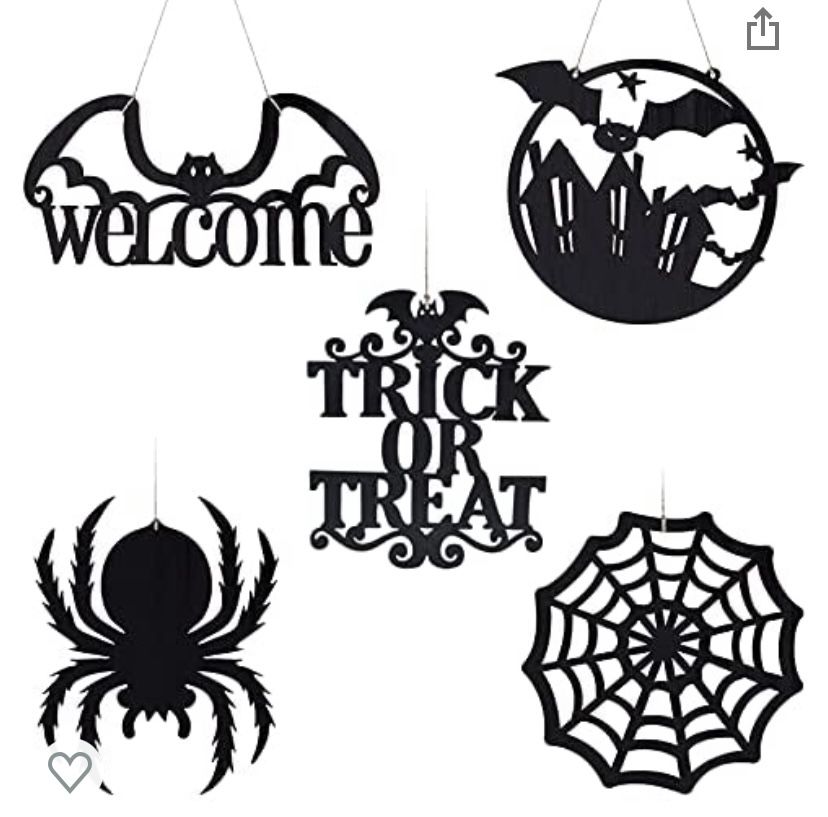 5 Pieces Halloween decorations,Halloween Hanging Decorations