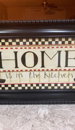 Home is in the Kitchen sign Thumbnail