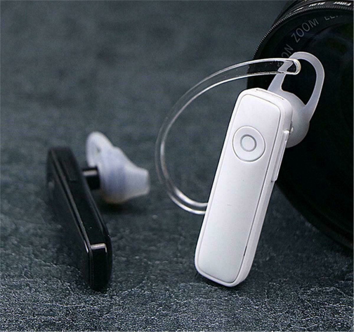 Bluetooth 4.1 Headset Wireless in-ear Stereo Headphones Handfree Earphone Earbud Color White