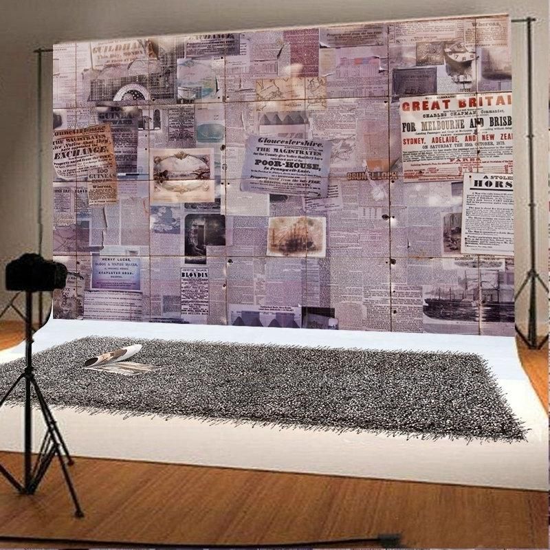 7x5ft Photography Backdrops Retro Poster Photo Booth Props for Children Backgrounds