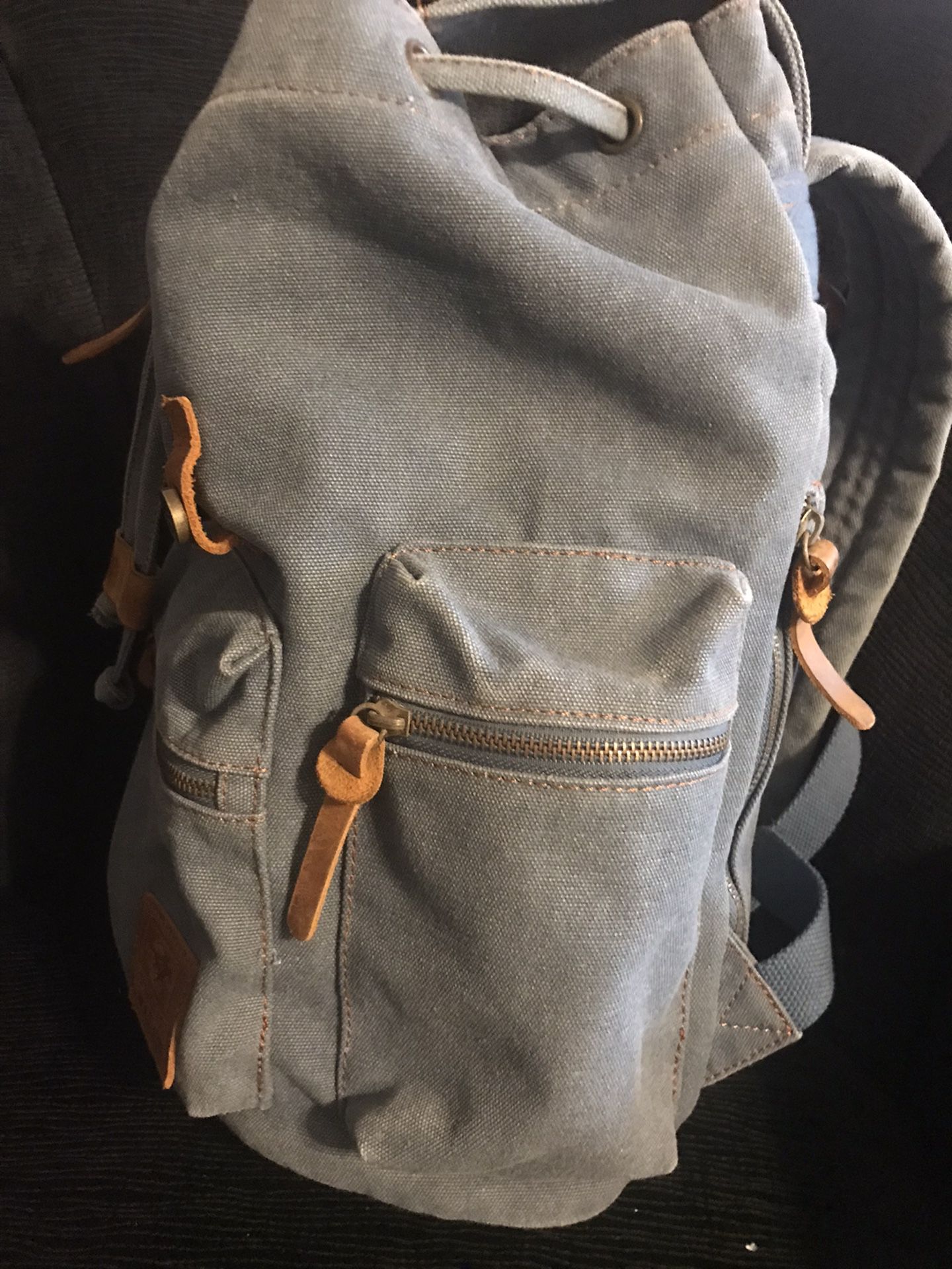 AUGUR High Capacity Canvas Vintage Backpack 