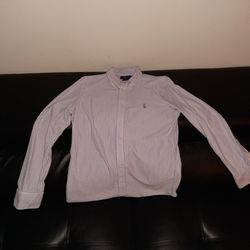 Ralph Lauren Knit Oxford Long Sleeve Dress Shirt Thumbnail