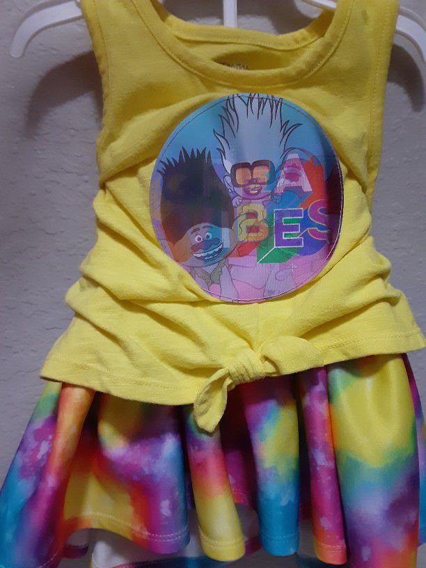 Toddler Trolls Skirt Set