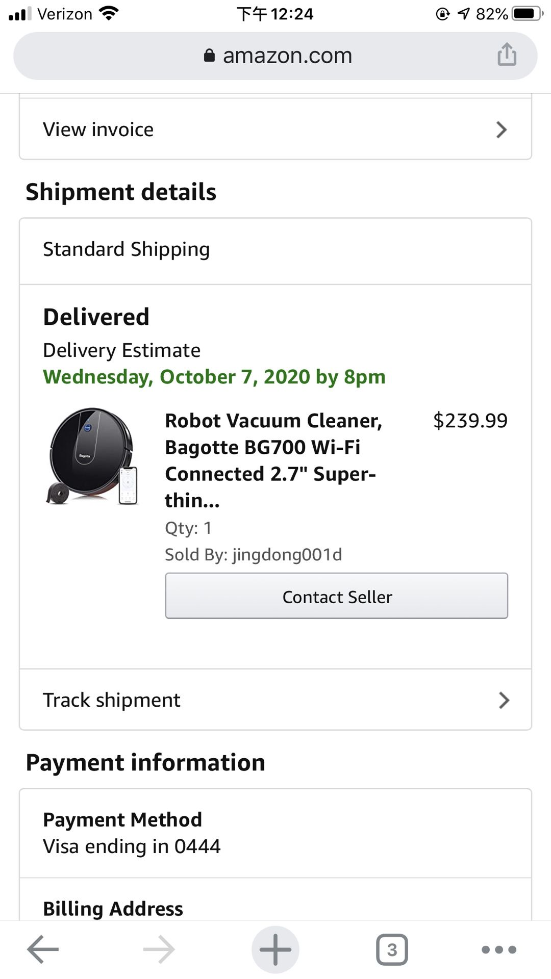Robot vacuum cleaner