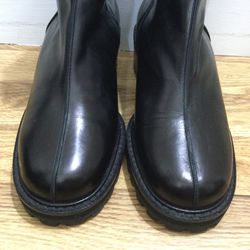 Varda Handmade In Italy Worms Leather Boots - Vintage Thumbnail
