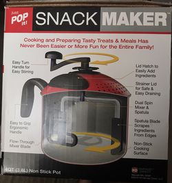 Just Pop It! Snack Maker Pot, Strainer, Mixer in-one Thumbnail
