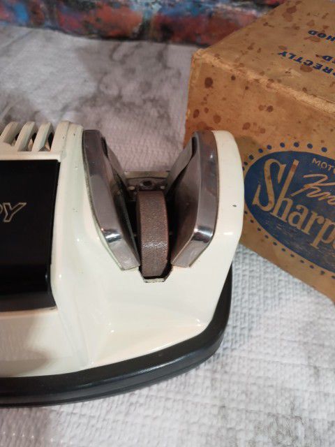 Vintage 1950s Electric Knife Sharpener By Cory 