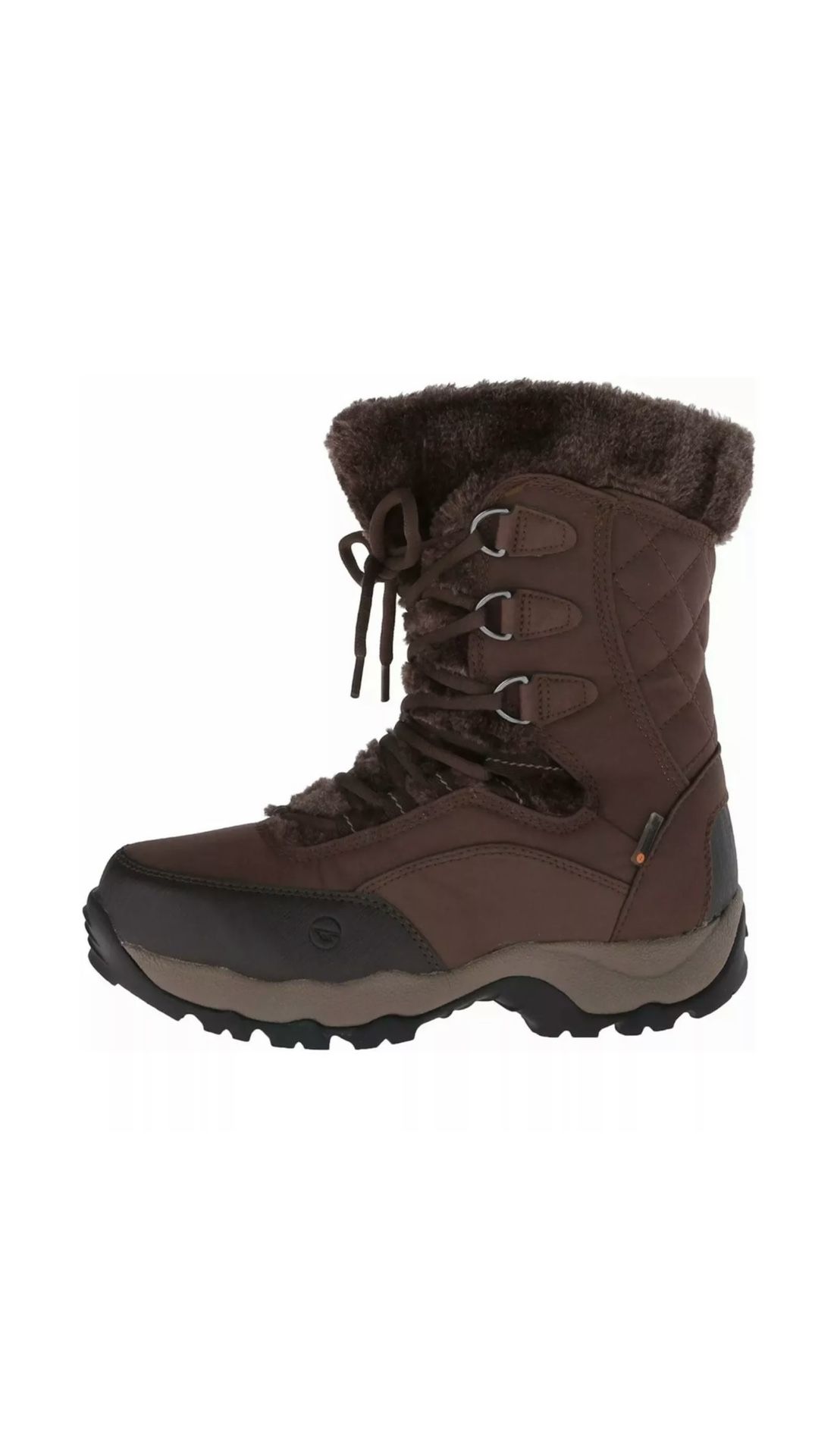 Hi-Tec Women's St Moritz Lite 200 I WP Snow Boot, Dark Chocolate/Taupe, 5 M US