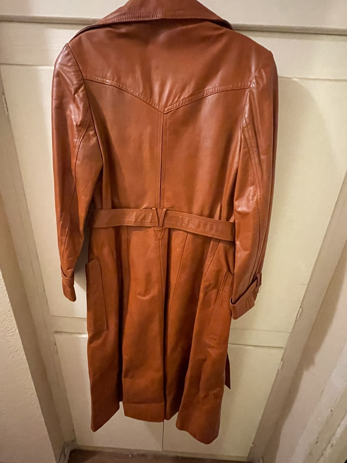 Vintage Womens Winlit Leather Coat
