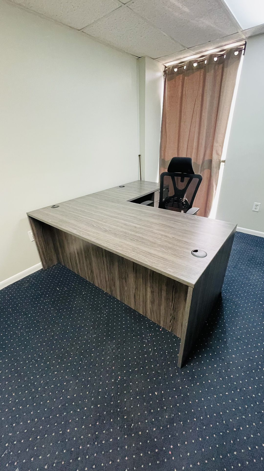 Office Desk Plus 3 Chairs 