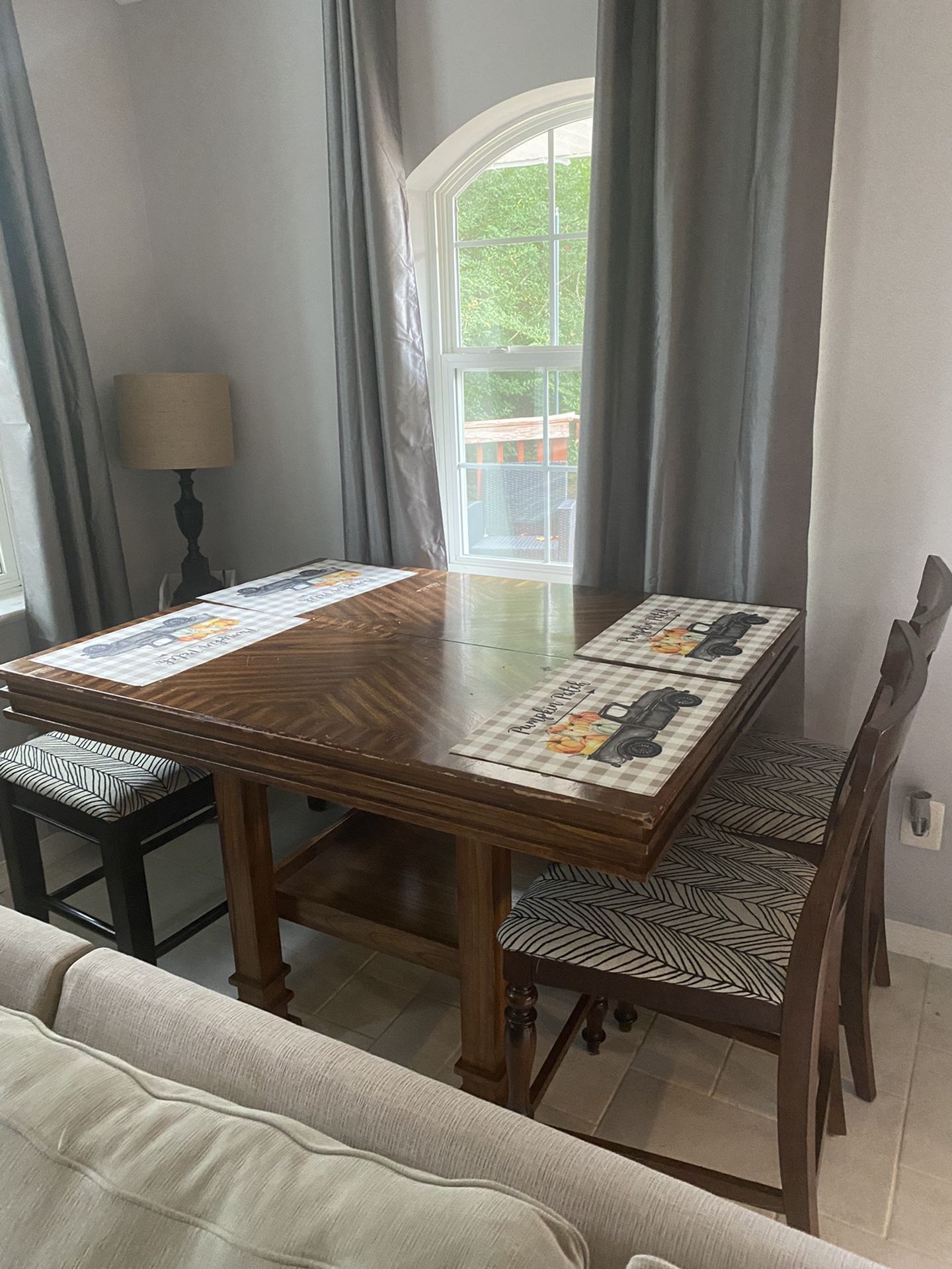 Bar Height Table With Leaf