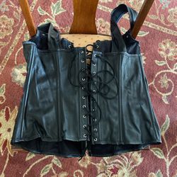 Faux Leather Corset Women’s 3X Thumbnail